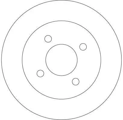 Bremsscheibe TRW DF4254 Bild Bremsscheibe TRW DF4254