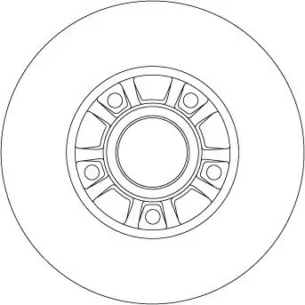 Bremsscheibe Hinterachse TRW DF4273BS Bild Bremsscheibe Hinterachse TRW DF4273BS