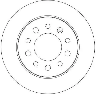 Bremsscheibe TRW DF4282 Bild Bremsscheibe TRW DF4282