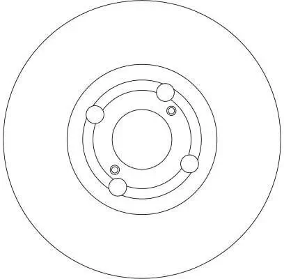 Bremsscheibe TRW DF4317 Bild Bremsscheibe TRW DF4317