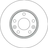 Bremsscheibe TRW DF4637