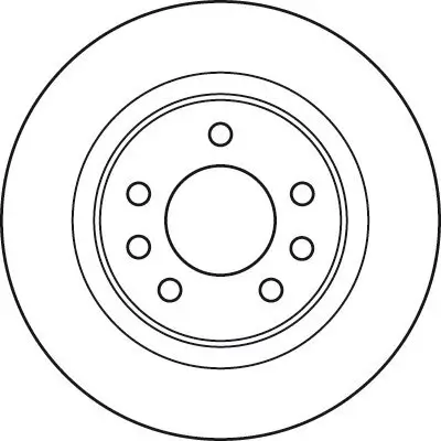 Bremsscheibe Hinterachse TRW DF4960 Bild Bremsscheibe Hinterachse TRW DF4960
