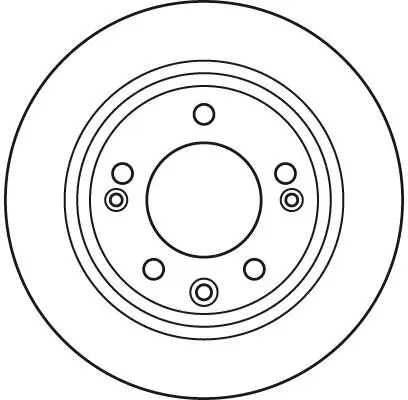 Bremsscheibe Hinterachse TRW DF6123 Bild Bremsscheibe Hinterachse TRW DF6123