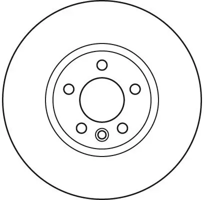 Bremsscheibe TRW DF6124S Bild Bremsscheibe TRW DF6124S