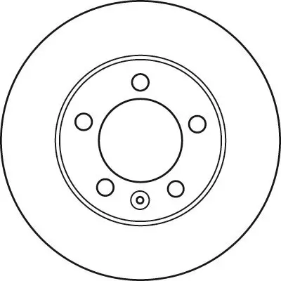 Bremsscheibe Vorderachse TRW DF6131S Bild Bremsscheibe Vorderachse TRW DF6131S