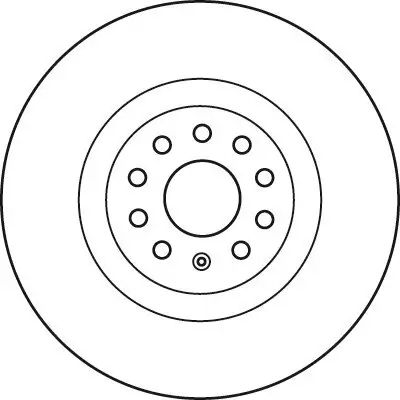 Bremsscheibe TRW DF6133S Bild Bremsscheibe TRW DF6133S