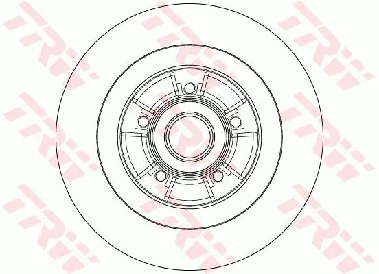Bremsscheibe TRW DF6202BS