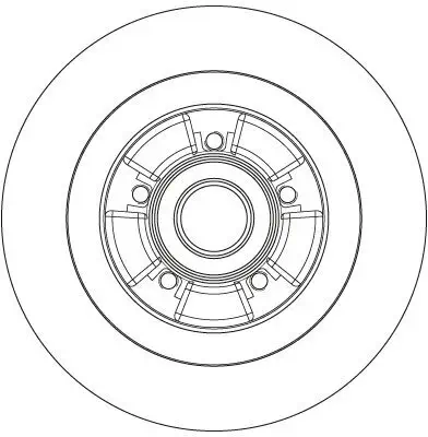 Bremsscheibe TRW DF6202BS Bild Bremsscheibe TRW DF6202BS