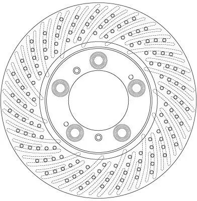 Bremsscheibe TRW DF6212S Bild Bremsscheibe TRW DF6212S