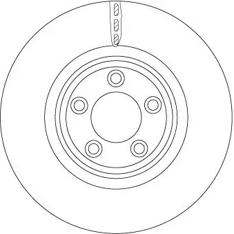 Bremsscheibe TRW DF6223S