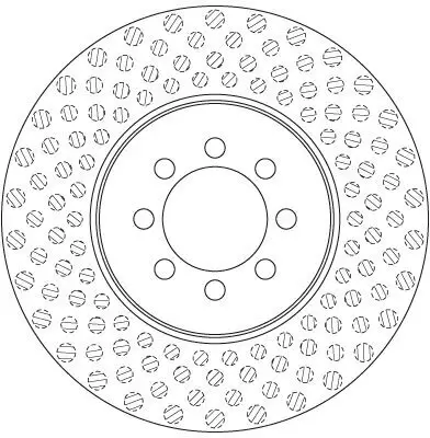 Bremsscheibe Vorderachse TRW DF6250S Bild Bremsscheibe Vorderachse TRW DF6250S