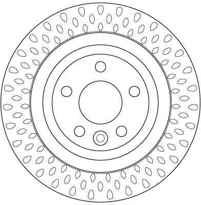 Bremsscheibe TRW DF6387 Bild Bremsscheibe TRW DF6387