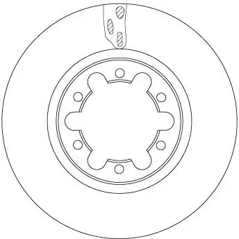 Bremsscheibe TRW DF6442 Bild Bremsscheibe TRW DF6442