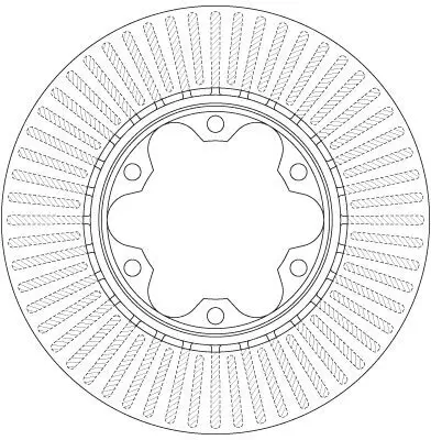 Bremsscheibe TRW DF6481 Bild Bremsscheibe TRW DF6481