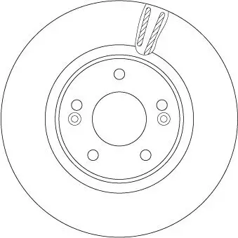 Bremsscheibe TRW DF6497S