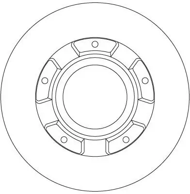Bremsscheibe TRW DF6510S Bild Bremsscheibe TRW DF6510S