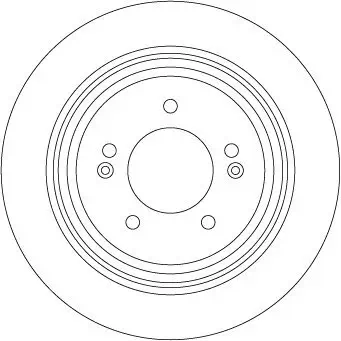 Bremsscheibe TRW DF6573