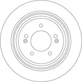 Bremsscheibe TRW DF6573