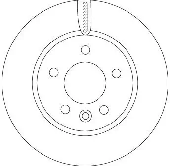 Bremsscheibe TRW DF6589S Bild Bremsscheibe TRW DF6589S