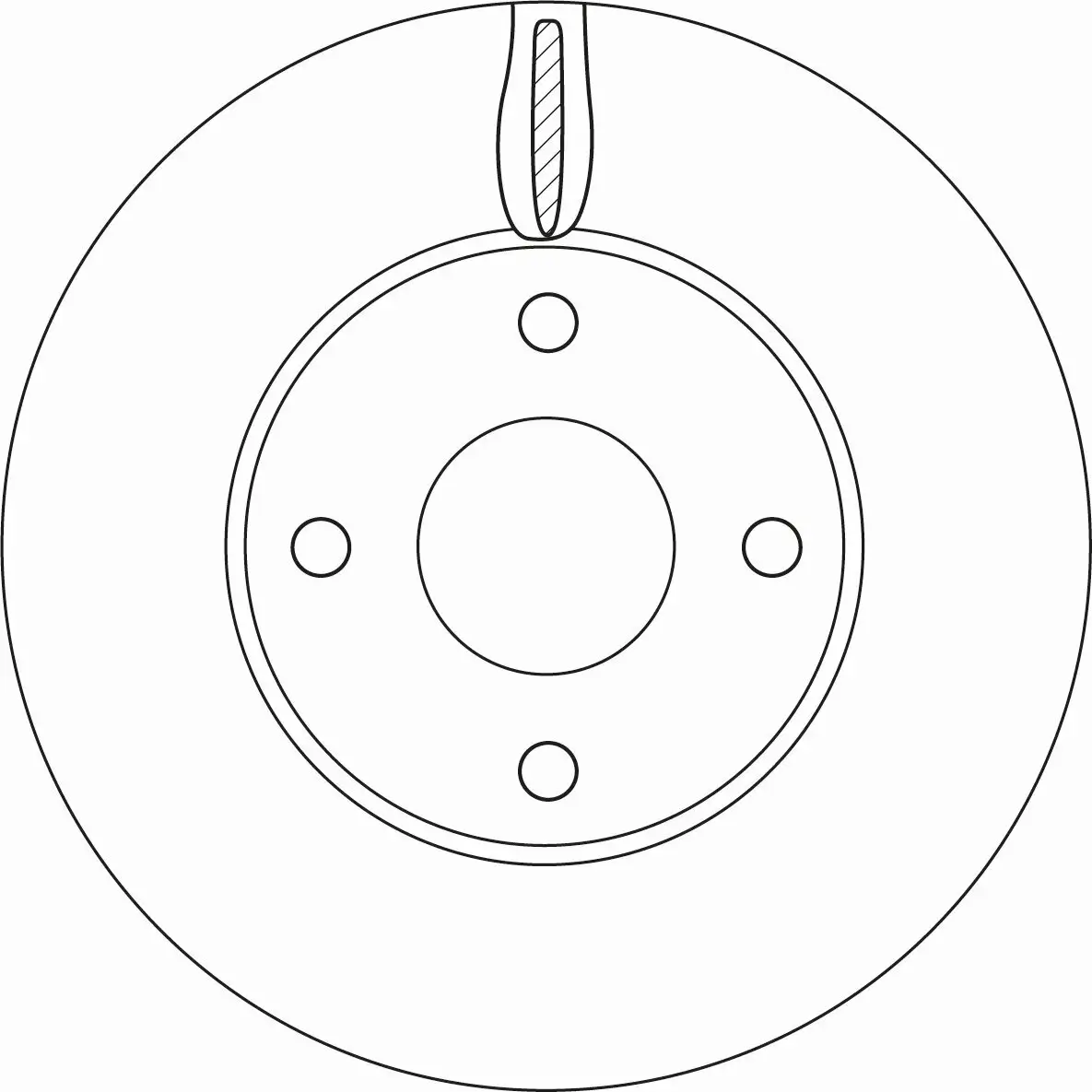 Bremsscheibe TRW DF6593