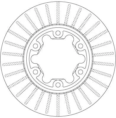 Bremsscheibe TRW DF6630 Bild Bremsscheibe TRW DF6630