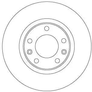 Bremsscheibe TRW DF6656 Bild Bremsscheibe TRW DF6656