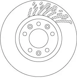 Bremsscheibe TRW DF6657