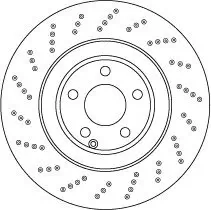 Bremsscheibe TRW DF6668S