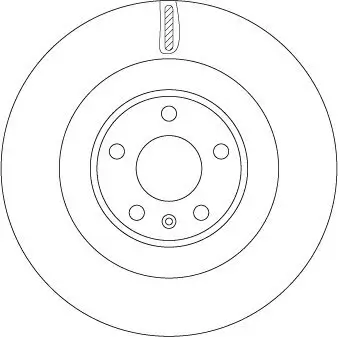 Bremsscheibe TRW DF6750S