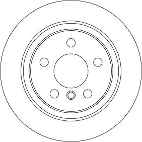 Bremsscheibe TRW DF6756