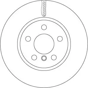 Bremsscheibe TRW DF6757