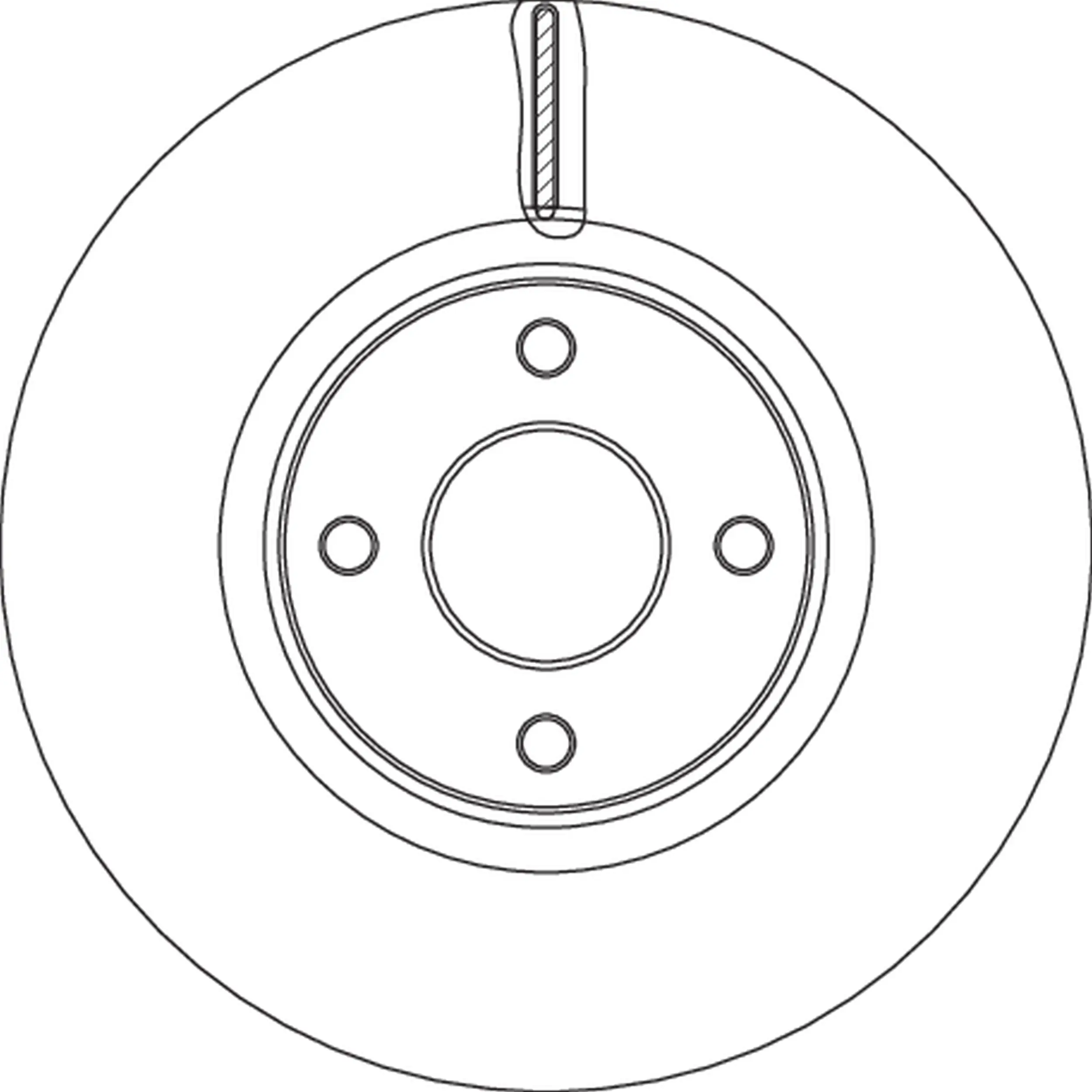 Bremsscheibe Vorderachse TRW DF6761S