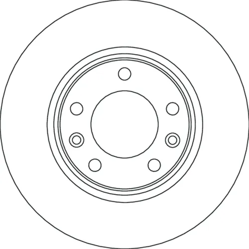 Bremsscheibe TRW DF6780 Bild Bremsscheibe TRW DF6780