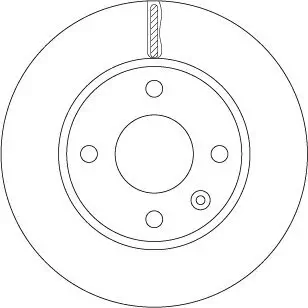 Bremsscheibe Vorderachse TRW DF6783