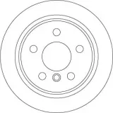 Bremsscheibe TRW DF6795