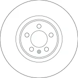 Bremsscheibe TRW DF6797S