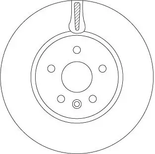 Bremsscheibe TRW DF6820