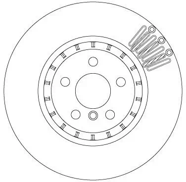 Bremsscheibe TRW DF6892S