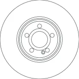 Bremsscheibe TRW DF6896S