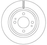 Bremsscheibe Vorderachse TRW DF6908