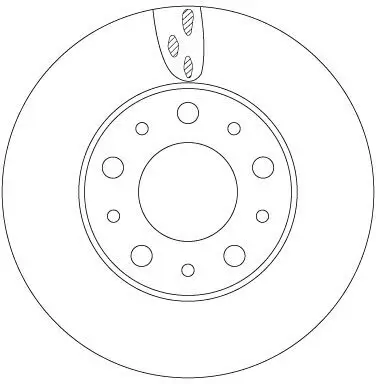 Bremsscheibe TRW DF6918S