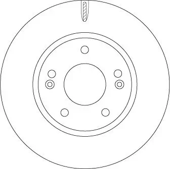 Bremsscheibe TRW DF6936