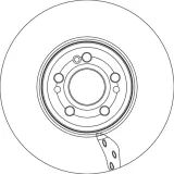 Bremsscheibe TRW DF6942S