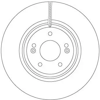 Bremsscheibe Vorderachse TRW DF6958S