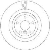 Bremsscheibe TRW DF6969S