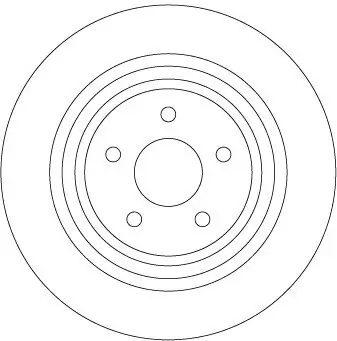 Bremsscheibe TRW DF6976