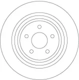 Bremsscheibe TRW DF6976