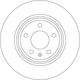 Bremsscheibe TRW DF6981S