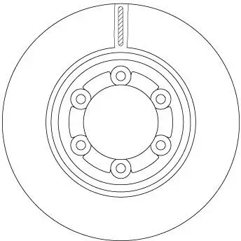 Bremsscheibe TRW DF6984