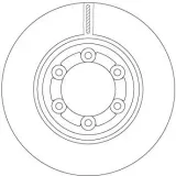 Bremsscheibe TRW DF6984